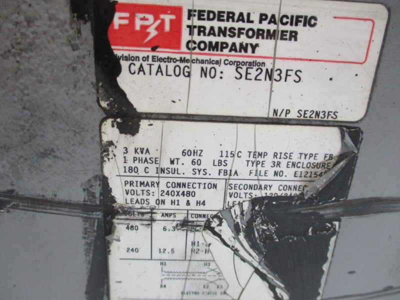 FEDERAL PACIFIC SE2N3FS UNMP