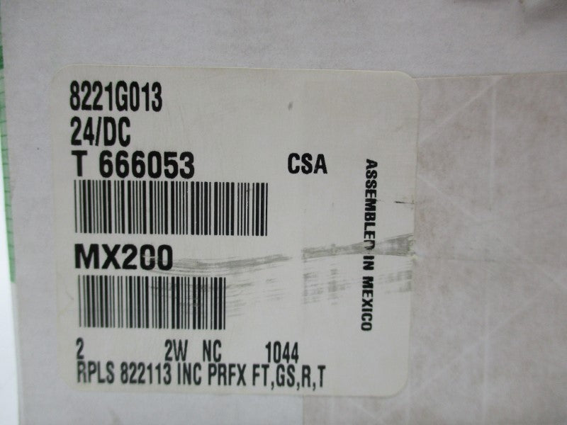 ASCO 8221G013 24VDC NSFS