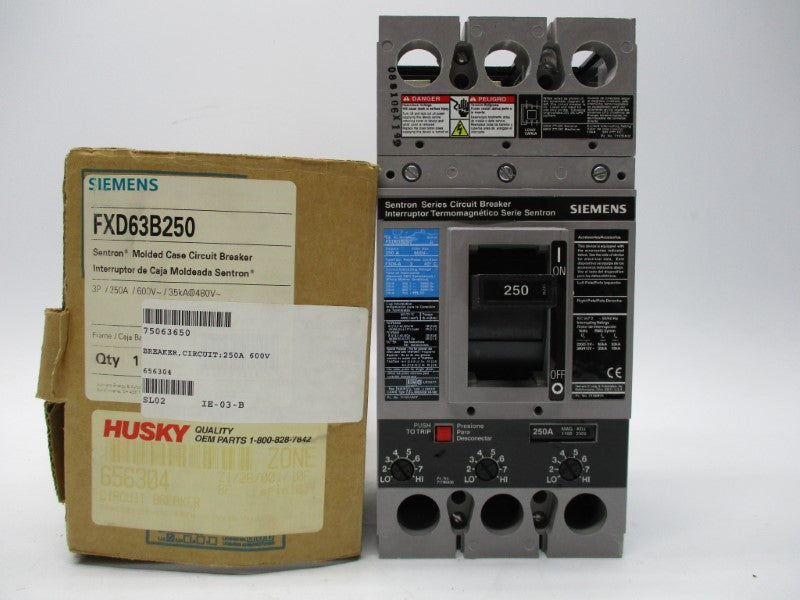 SIEMENS FXD63B250 250V 600V NSMP