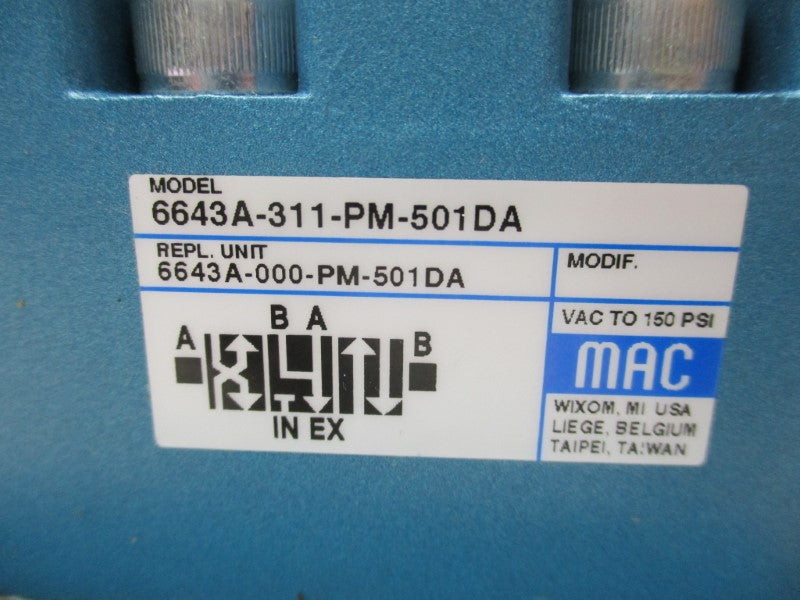 MAC 6643A-311-PM-501DA NSNP