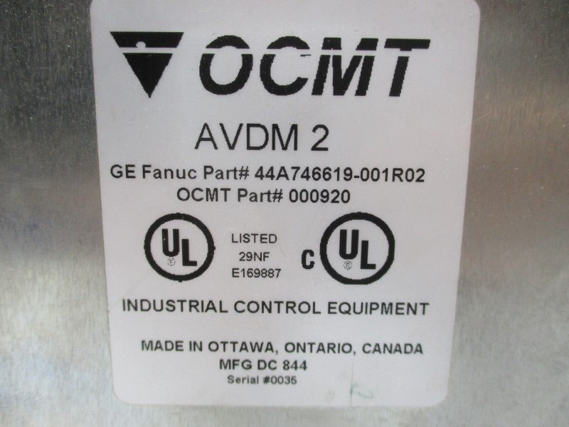 GE FANUC 44A746619-001R02 UNMP