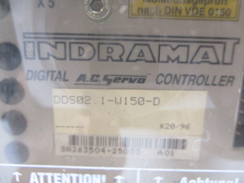 INDRAMAT DDS02.1-W150-D UNMP