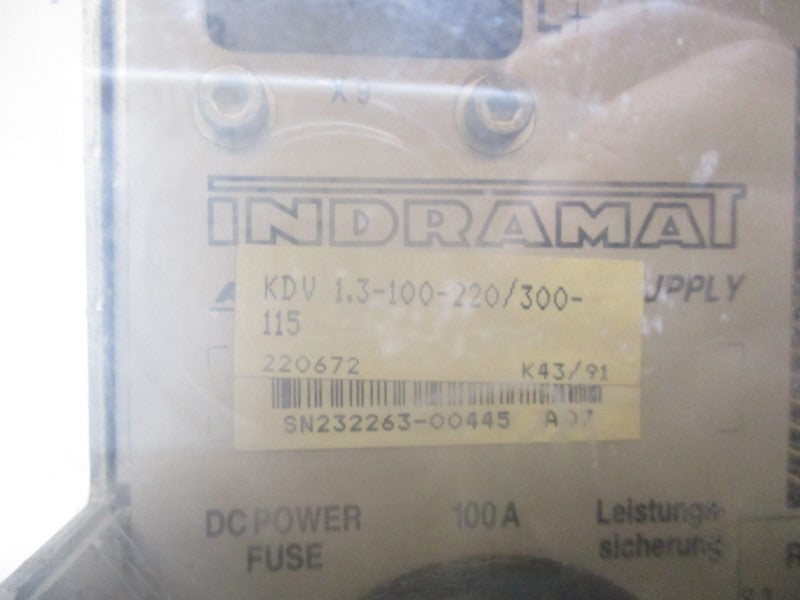 INDRAMAT KDV1.3-100-220/300-115 UNMP