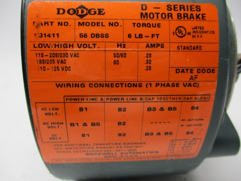 DODGE 031411 MODEL 56DBSS NSNP