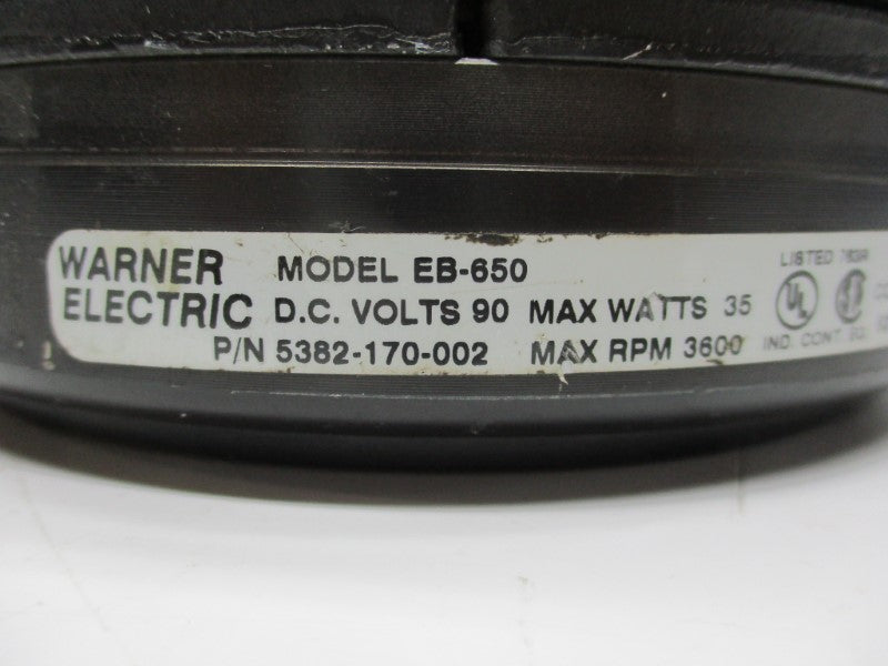 WARNER 5382-170-002 (AS PICTURED) UNMP