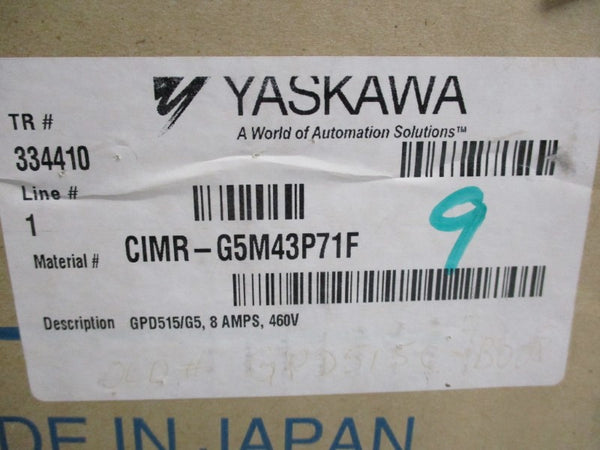 YASKAWA CIMR-G5M43P71F NSMP