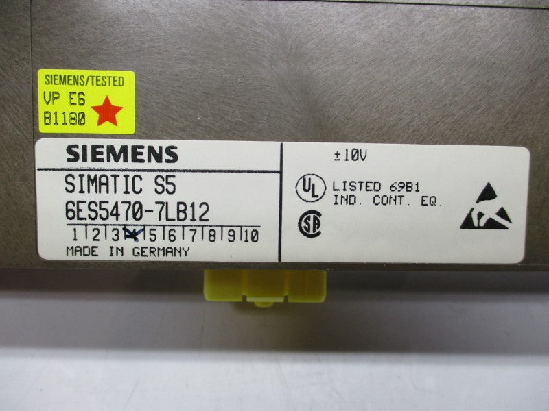 SIEMENS 6ES5470-7LB12 NSMP