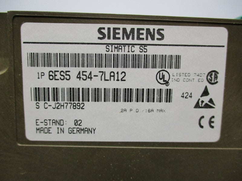 SIEMENS 6ES5454-7LA12 24V 2A NSMP