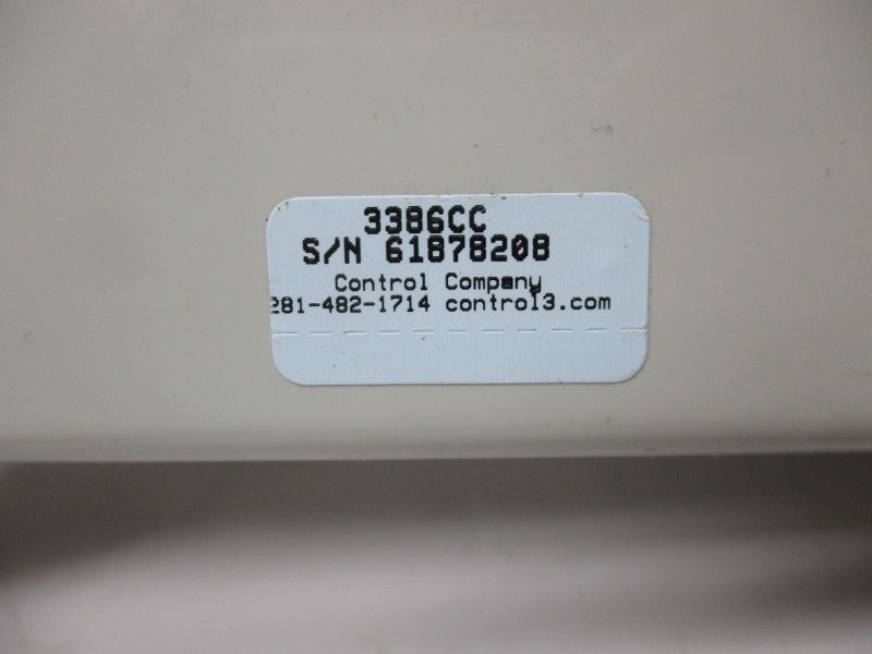 CONTROL COMPANY 3386 NSMP