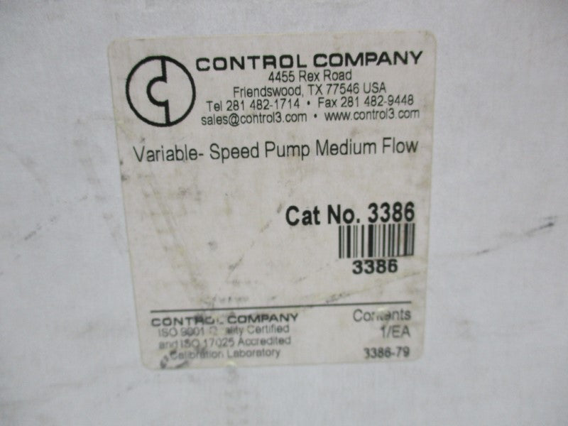 CONTROL COMPANY 3386 NSMP