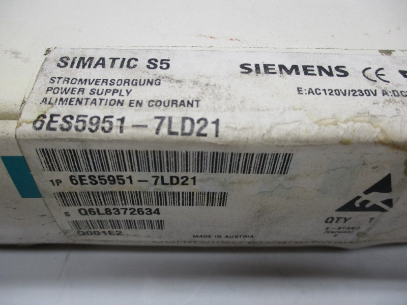 SIEMENS 6ES5951-7LD21 NSFS