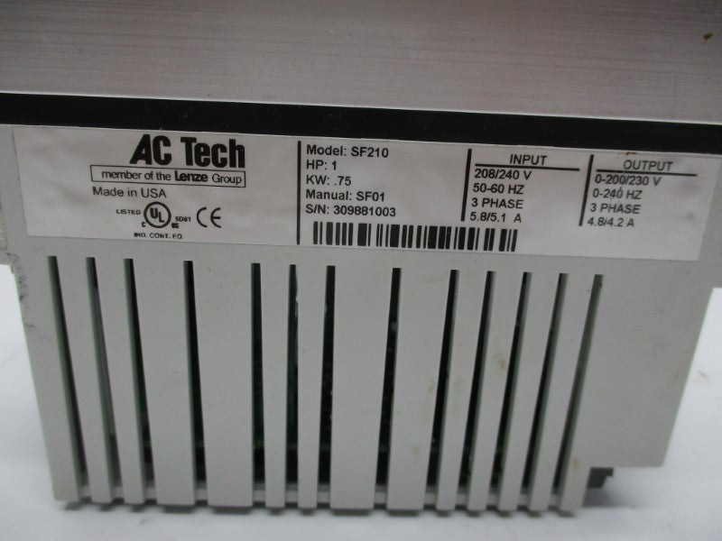 AC TECH SF210 UNMP