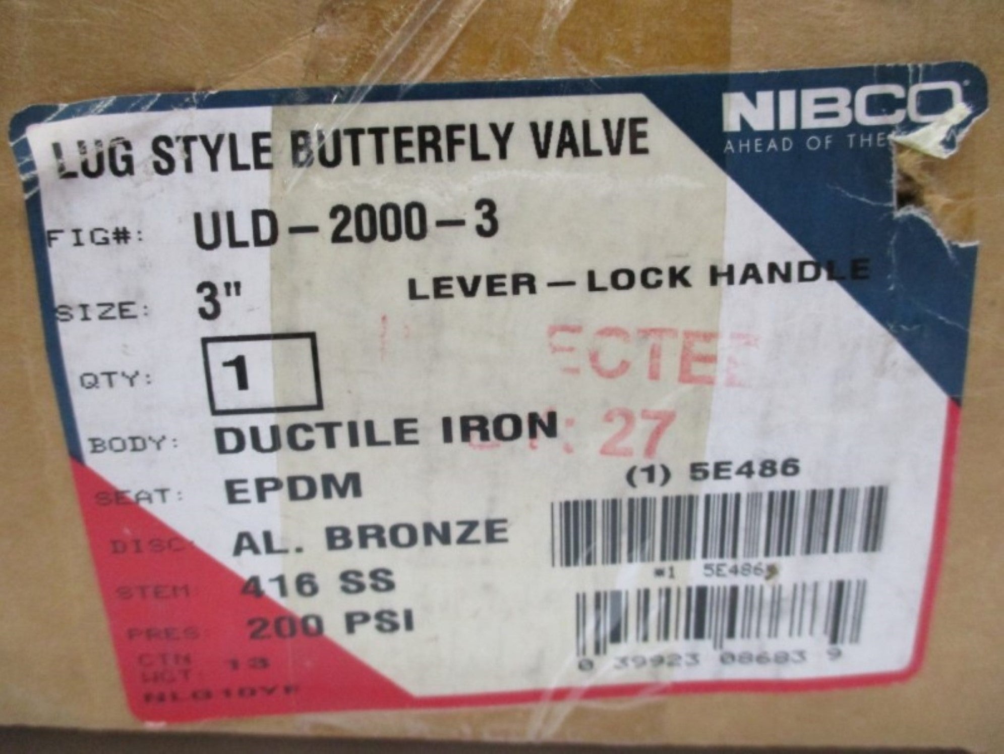 NIBCO ULD-2000-3 (5E486) NSMP
