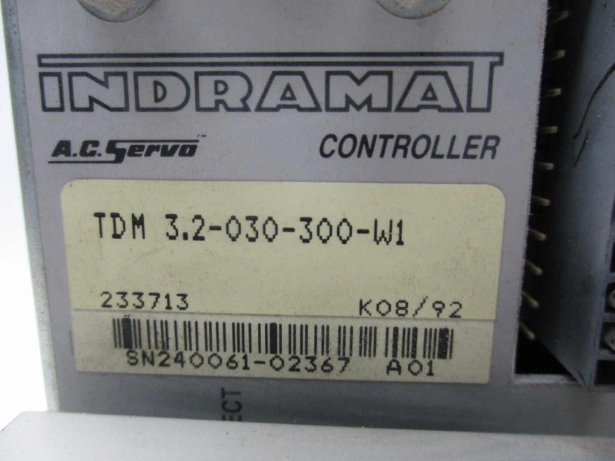 INDRAMAT TDM3.2-030-300-W1 233713 300VDC UNMP