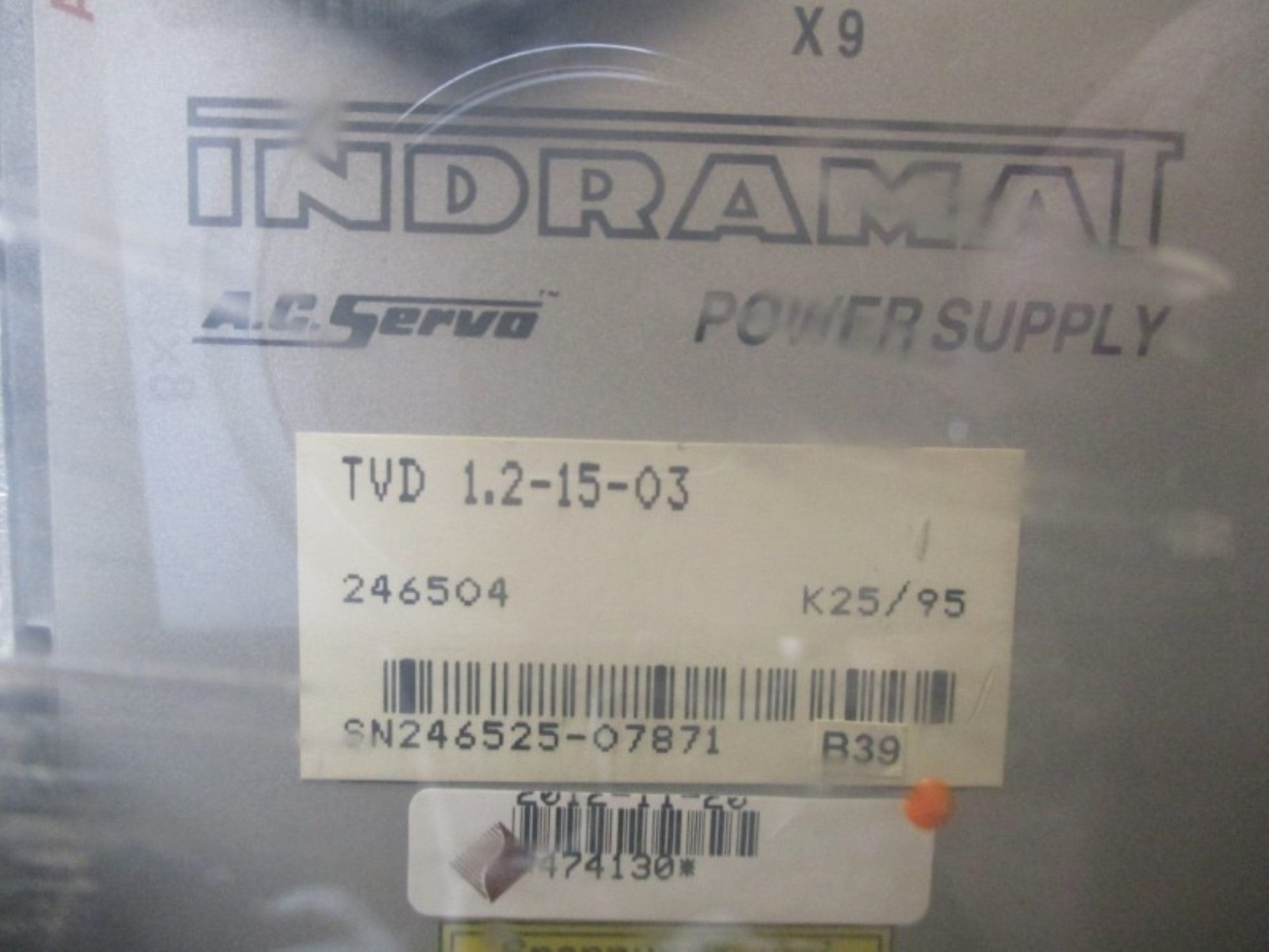 INDRAMAT TVD1.2-15-03 UNMP