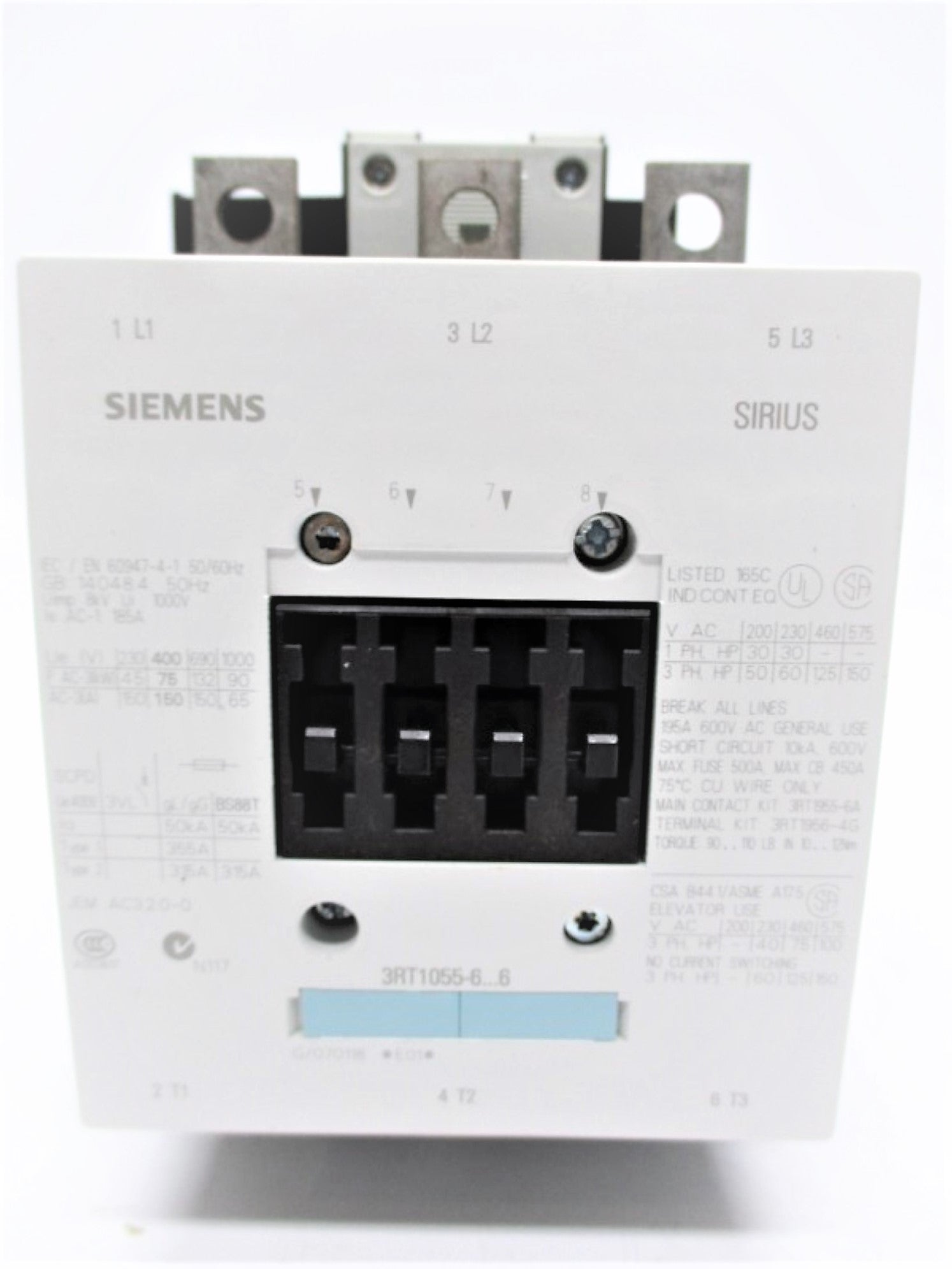 SIEMENS 3RT1055-6NP36 500V 10A NSNP