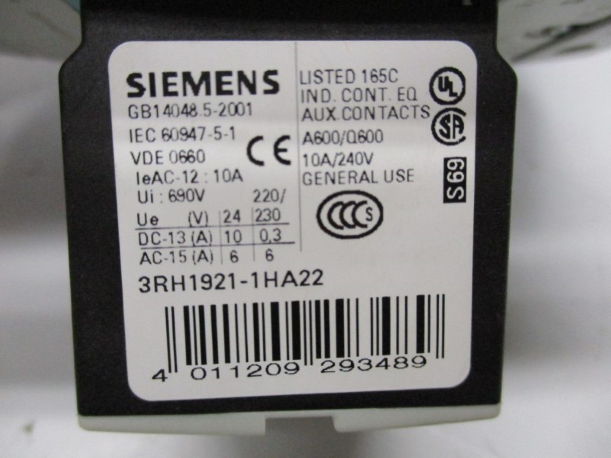 SIEMENS 3RT1446-1AL20 690V 140A NSNP