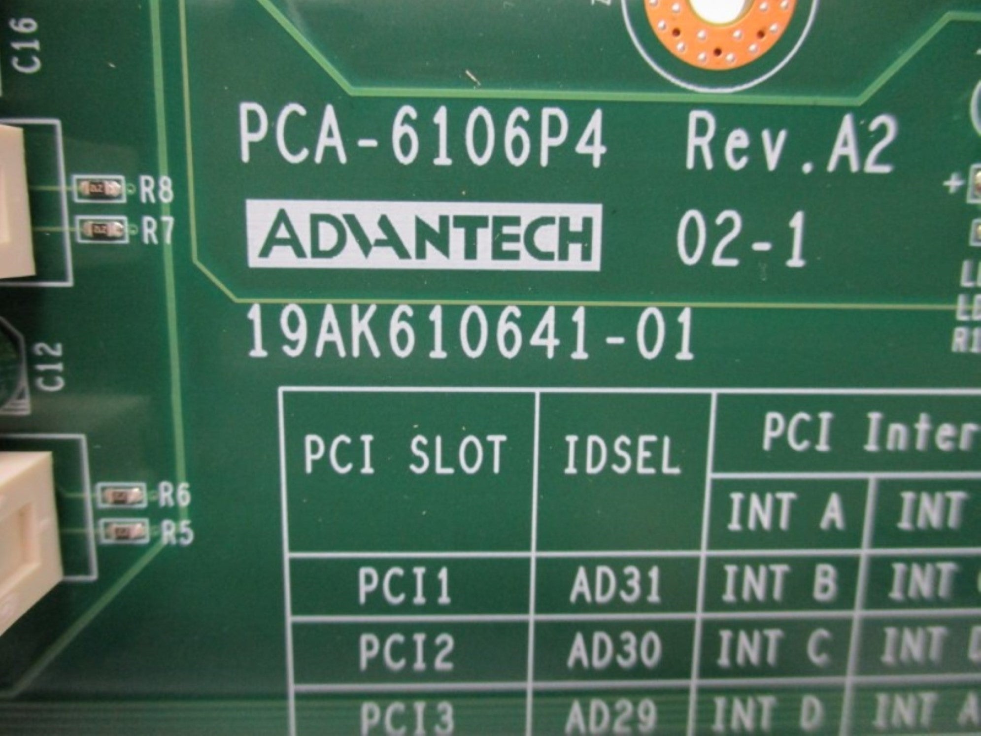 ADVANTECH PCA-6106P4 REV. A2 NSMP