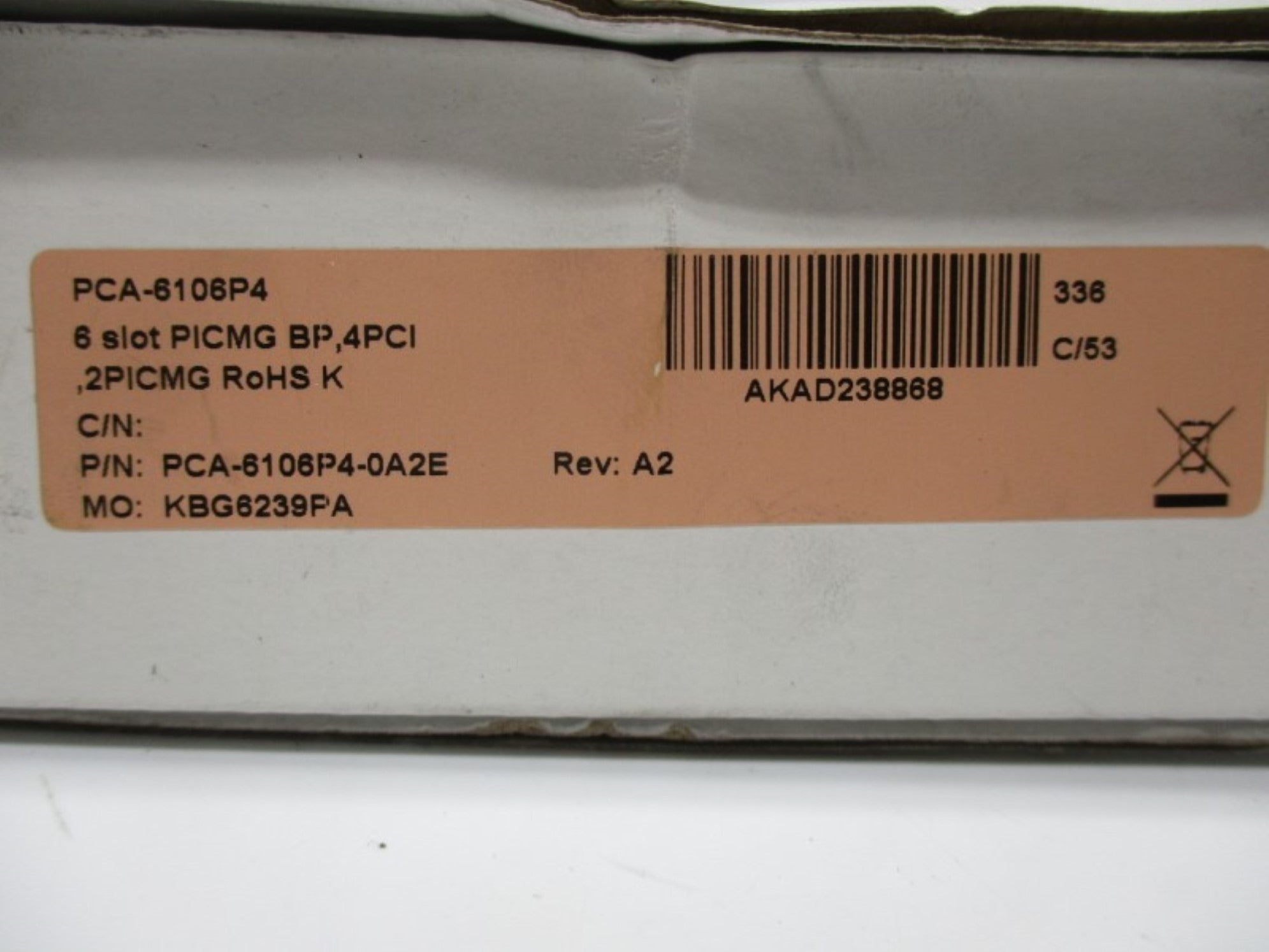 ADVANTECH PCA-6106P4 REV. A2 NSMP