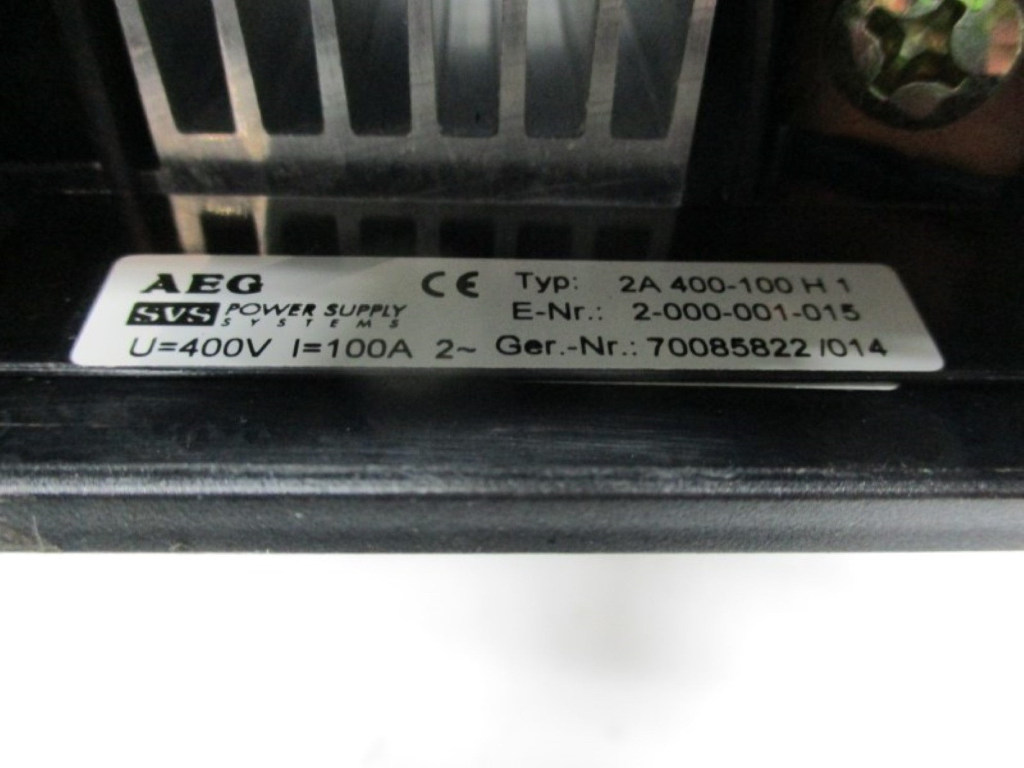 AEG 2A400-100H1 UNMP