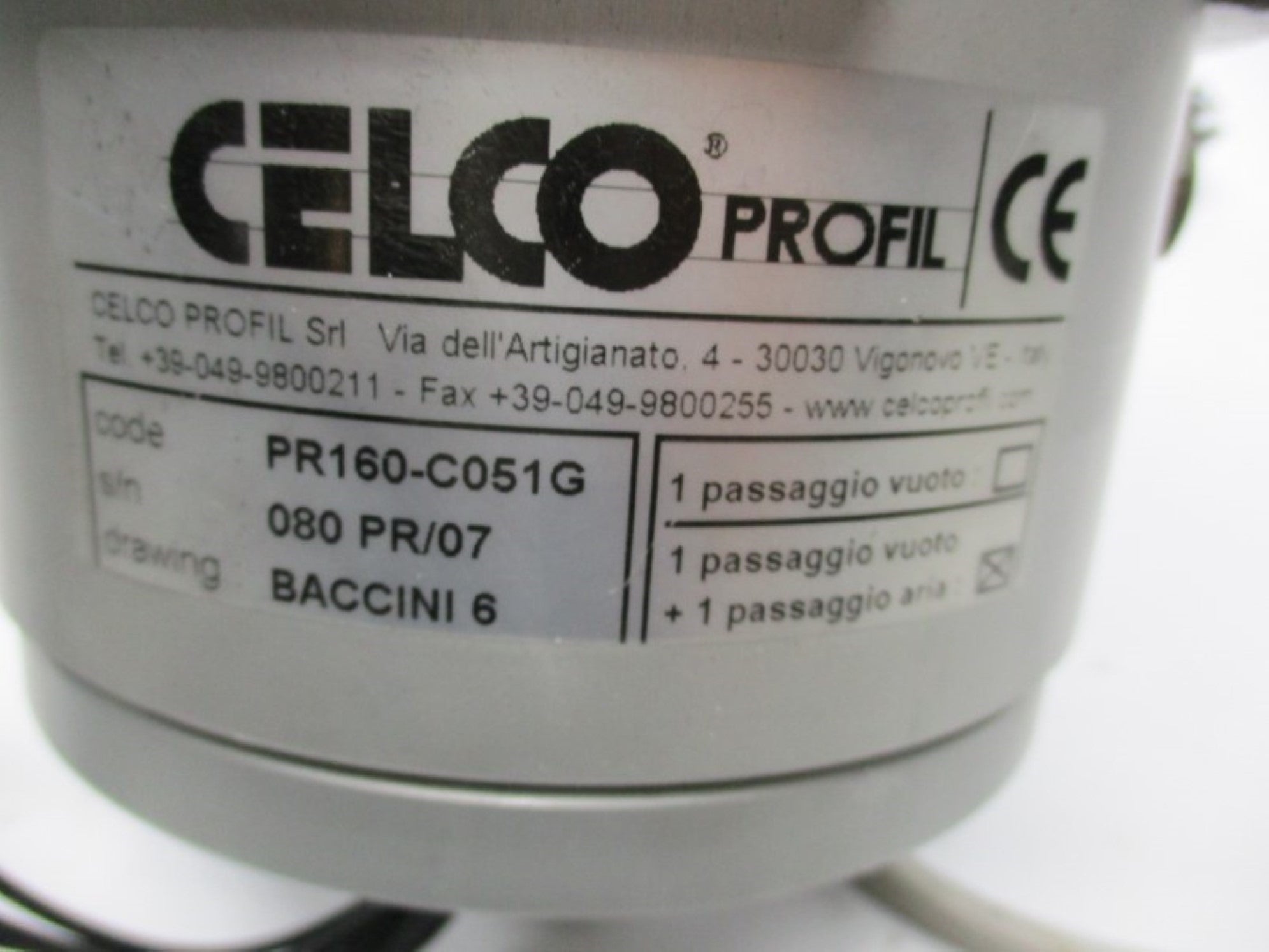 CELCO PR160-C051G UNMP