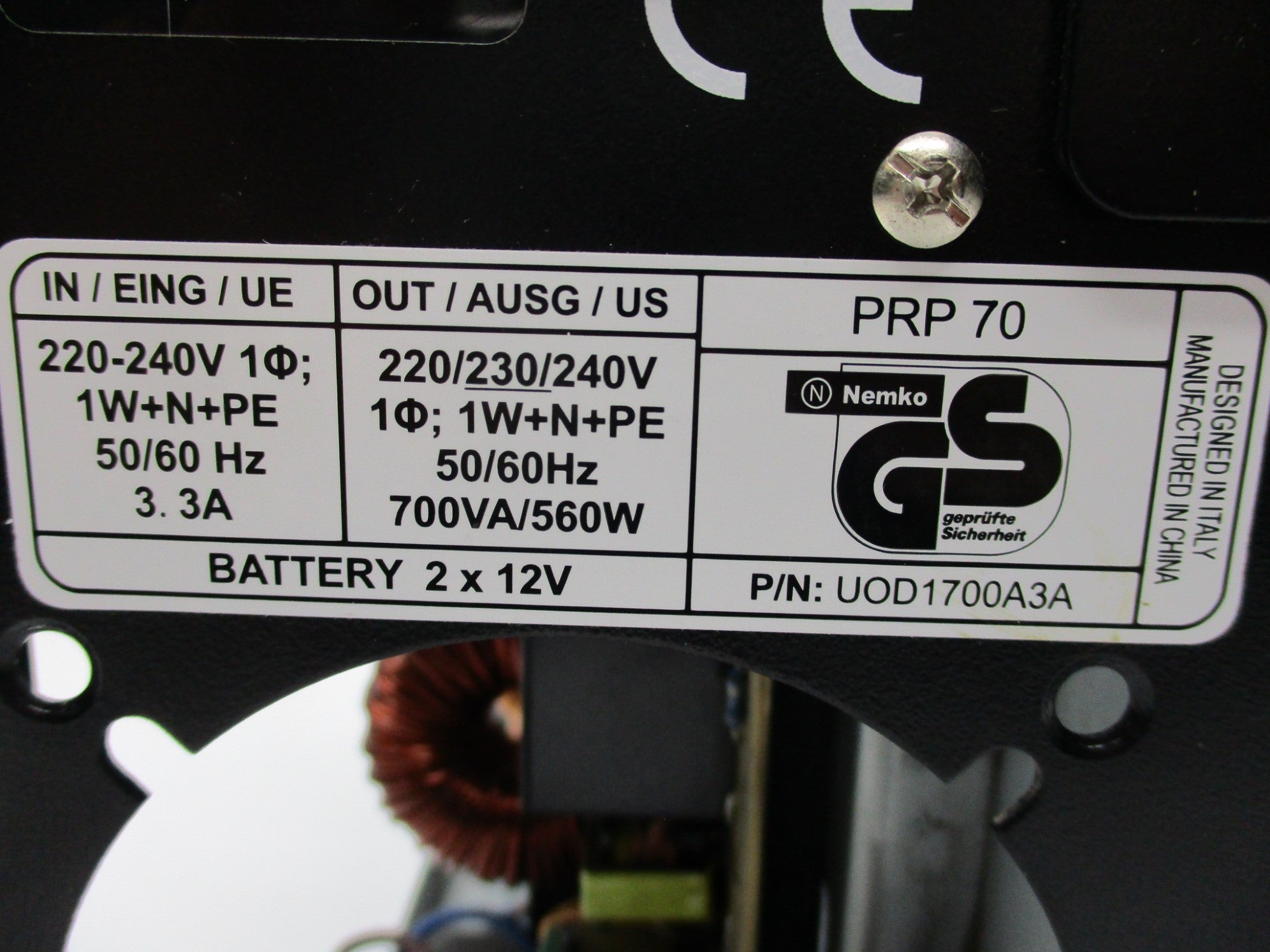 RIELLO PREMIUM PRO UOD1700A3A UNMP