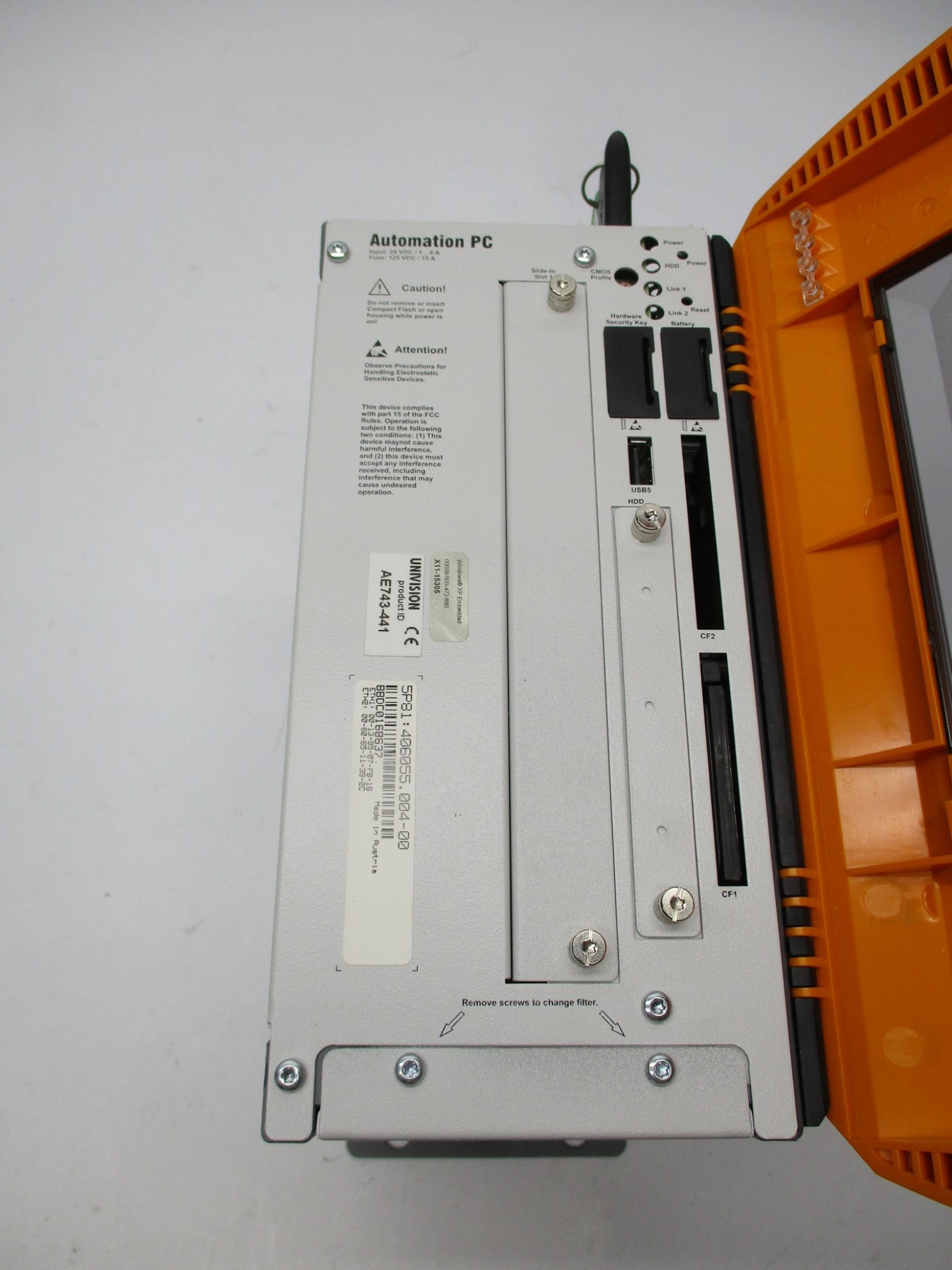 B&R 5PC810.SX02-00 REV. F0 UNMP