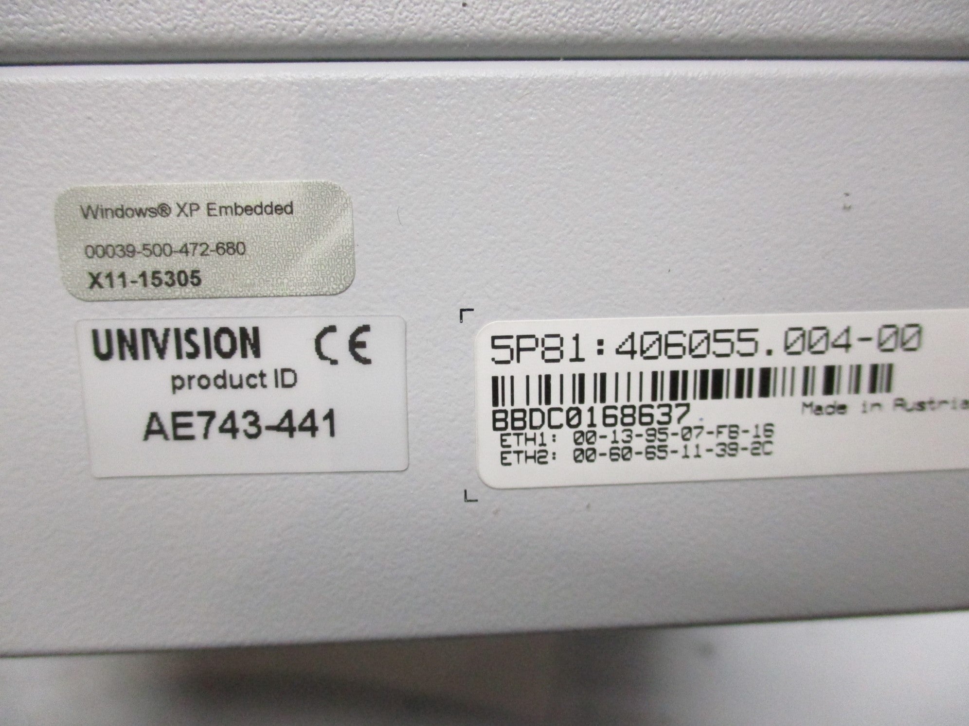 B&R 5PC810.SX02-00 REV. F0 UNMP