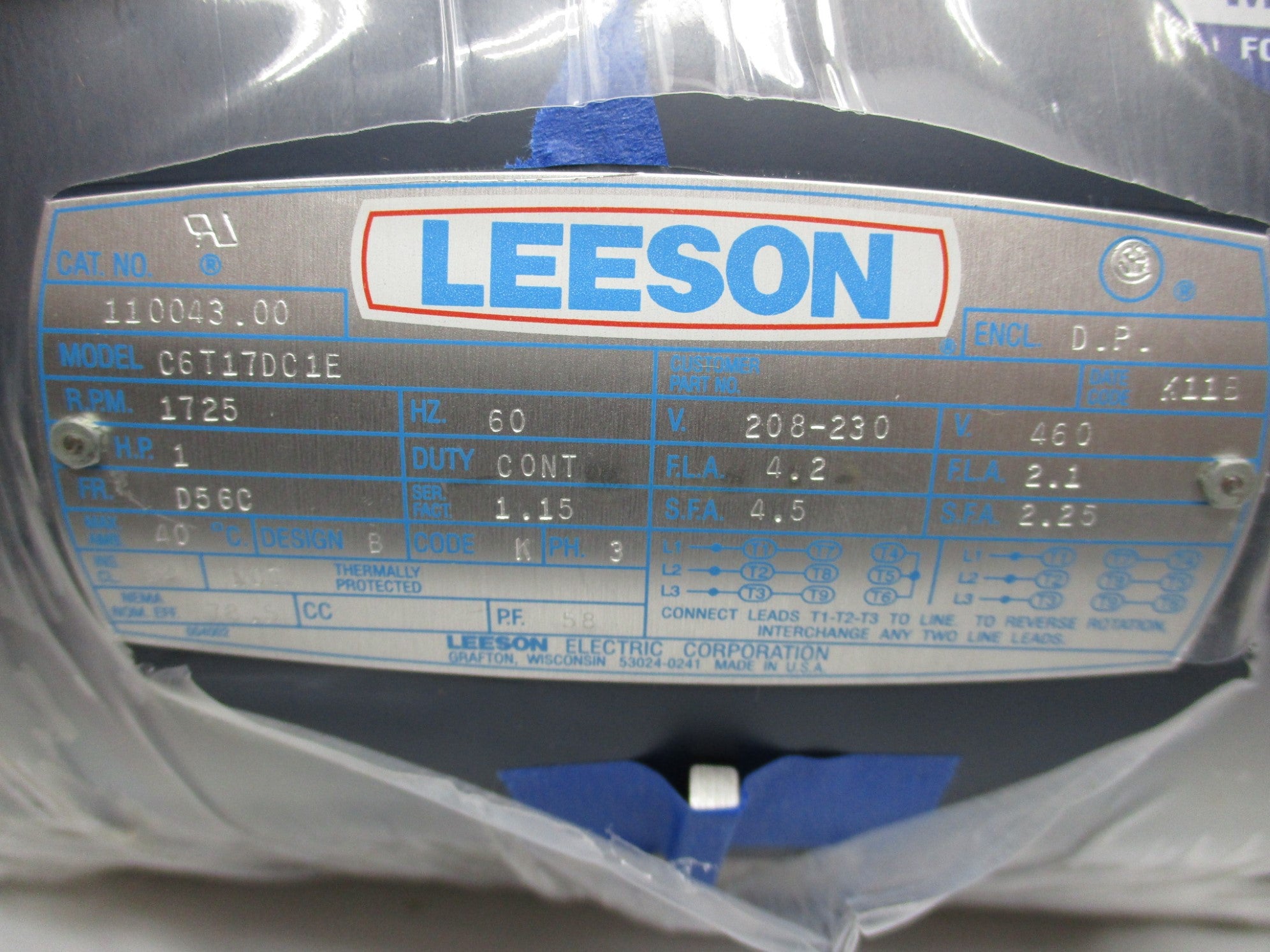 LEESON 110043.00 NSMP
