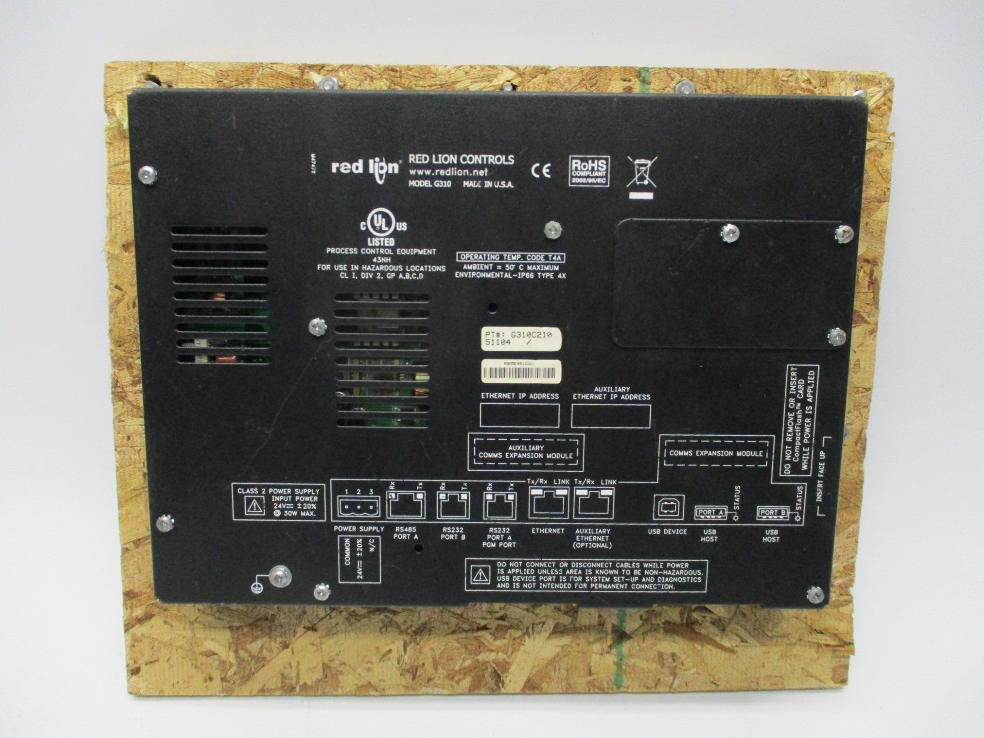 RED LION G310C210 MODEL G310 UNMP