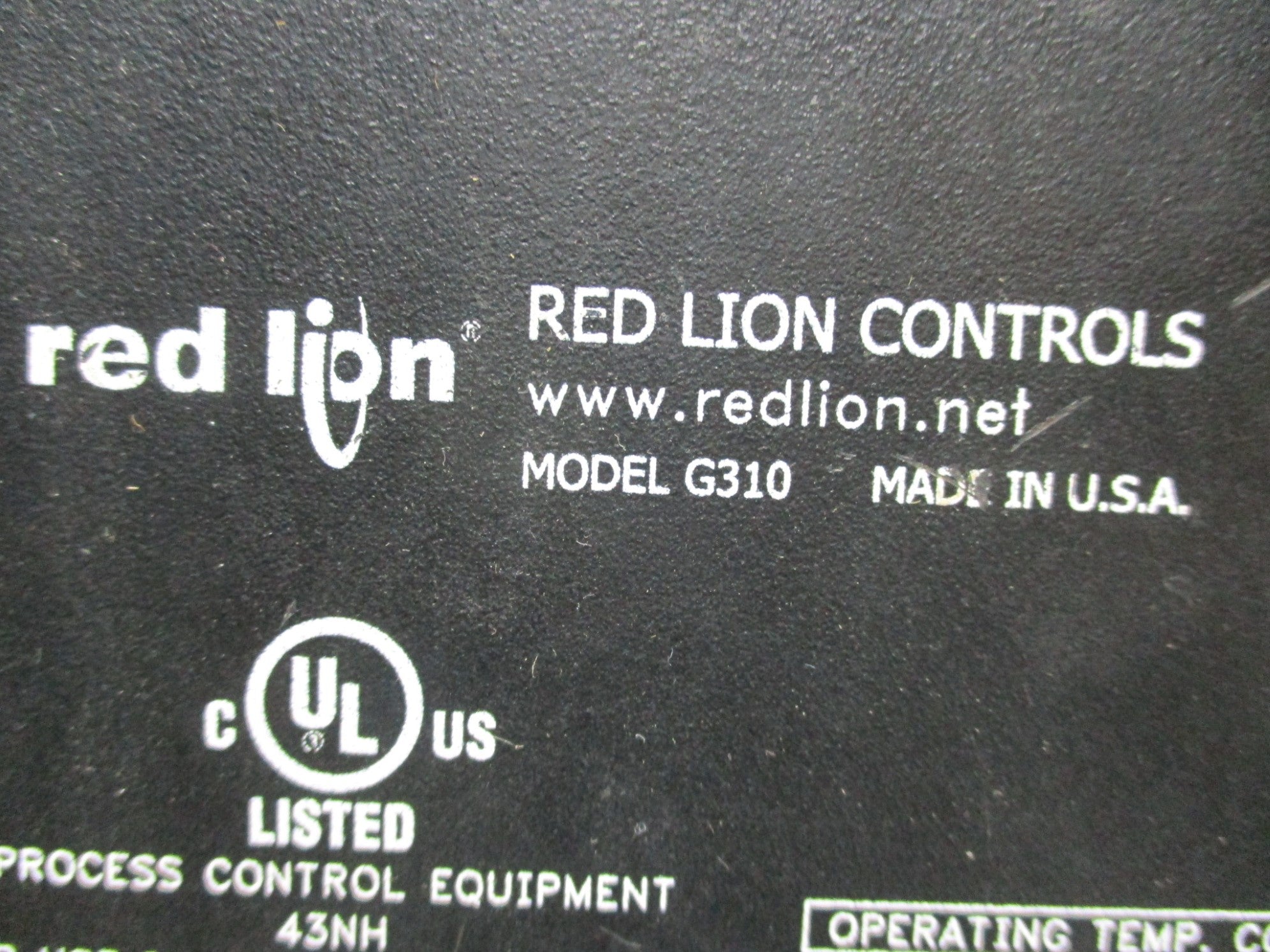 RED LION G310C210 MODEL G310 UNMP