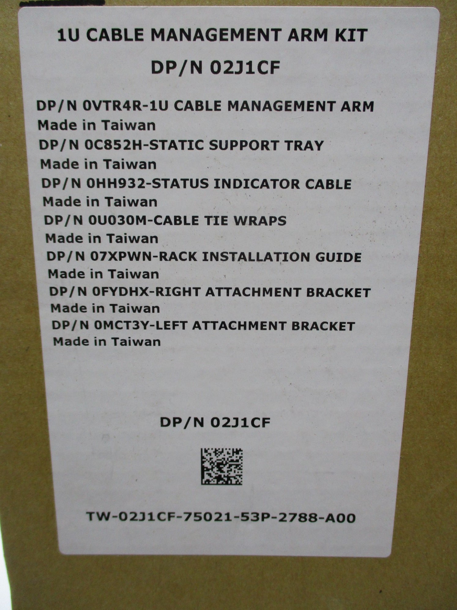 DELL 02J1CF NSFS