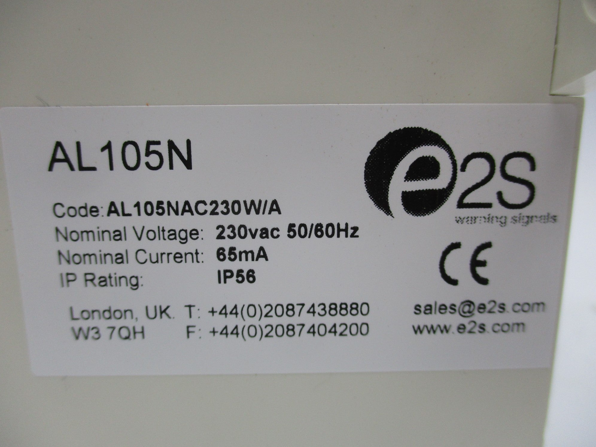 E2S AL105NAC230W/A AL105N NSMP