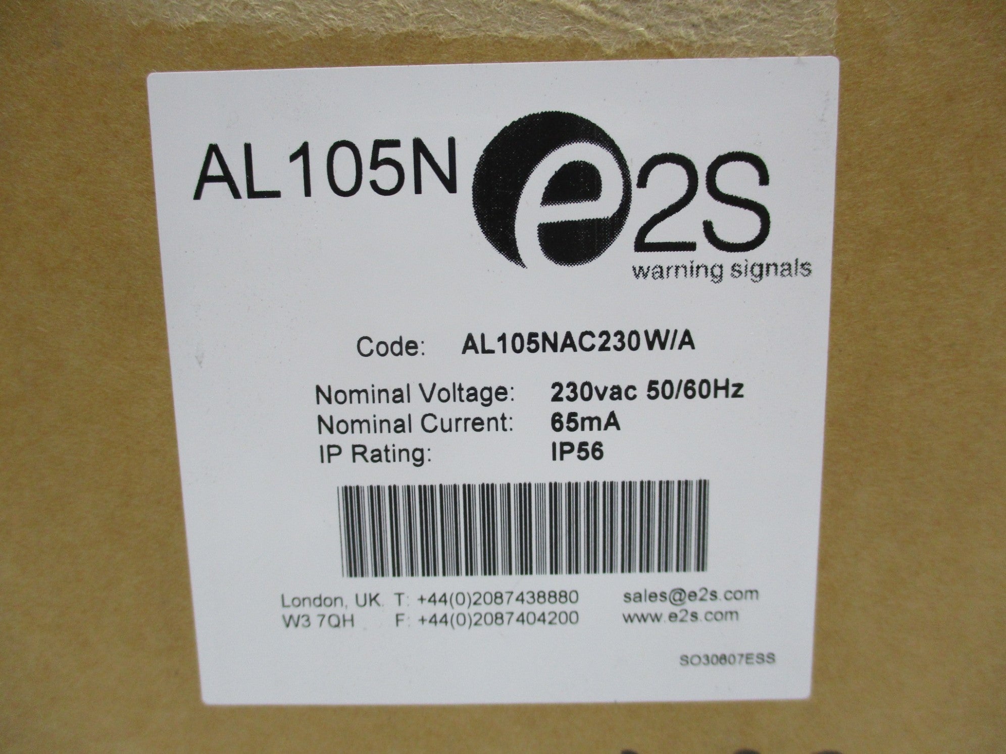E2S AL105NAC230W/A AL105N NSMP