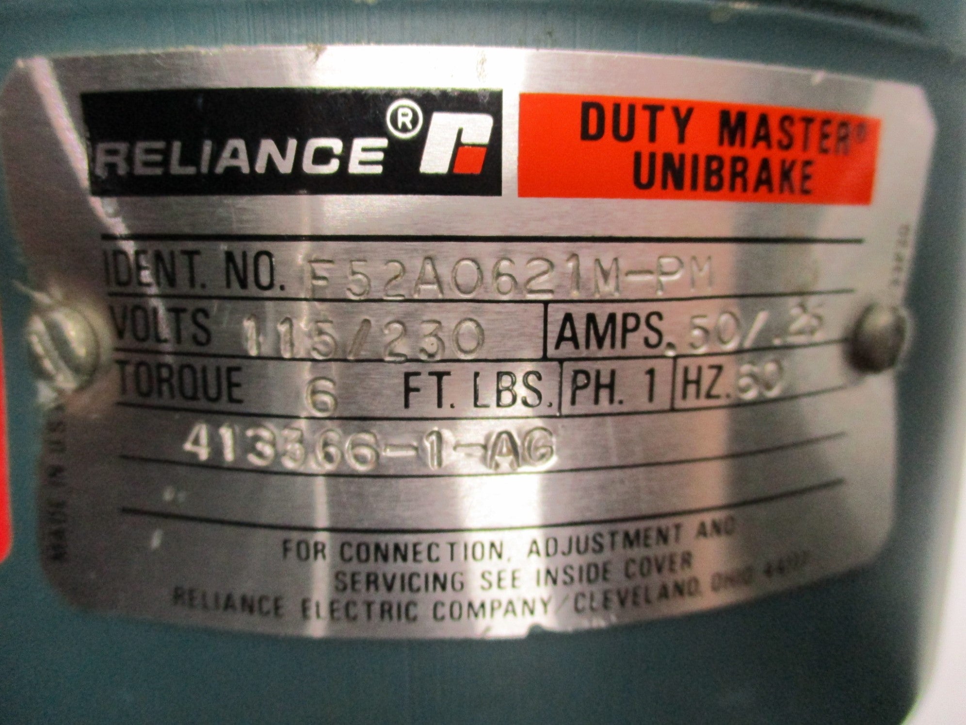RELIANCE ELECTRIC F52A0621M-PM NSNP