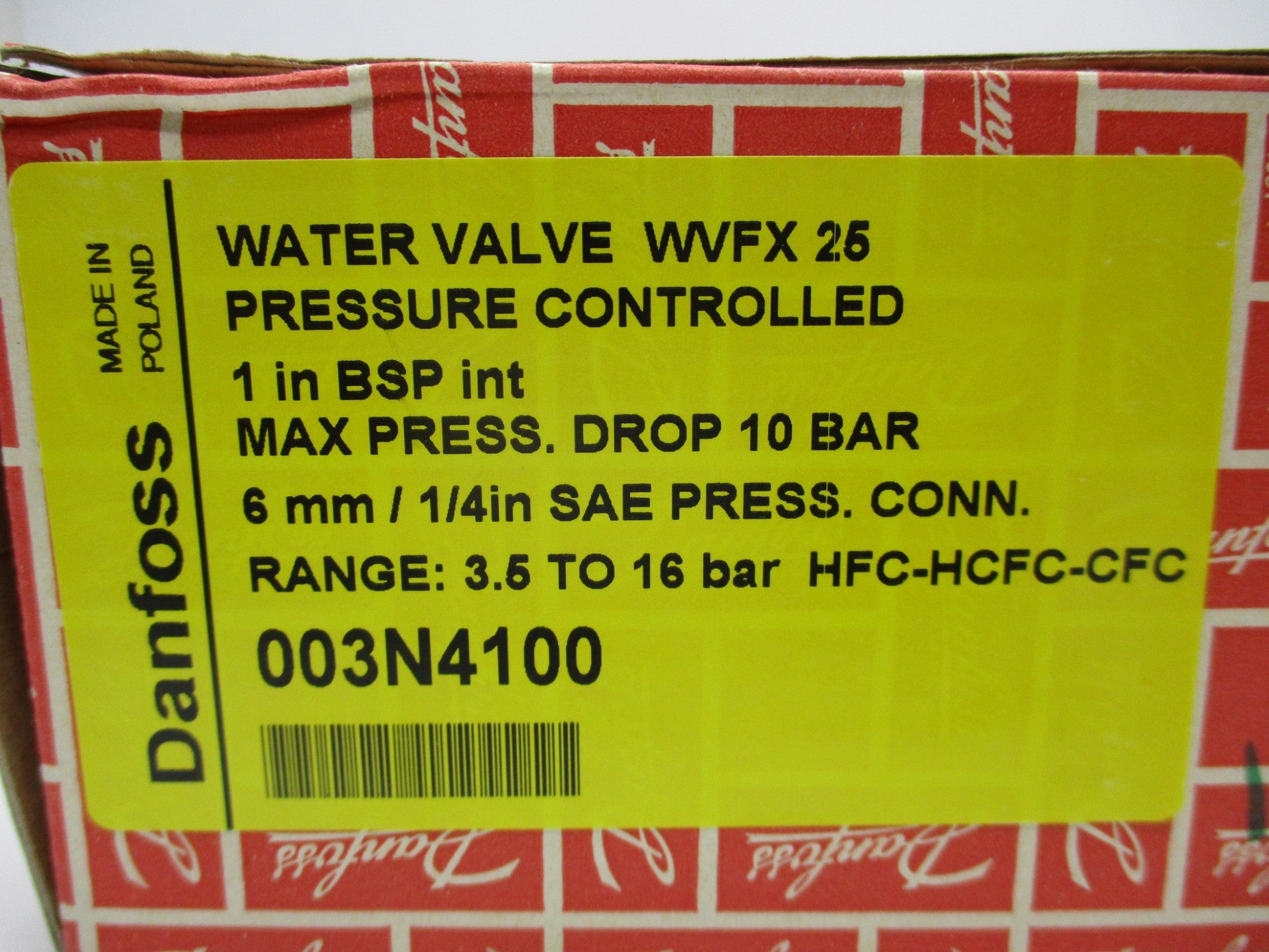DANFOSS 003N4100 WVFX10-25 NSMP