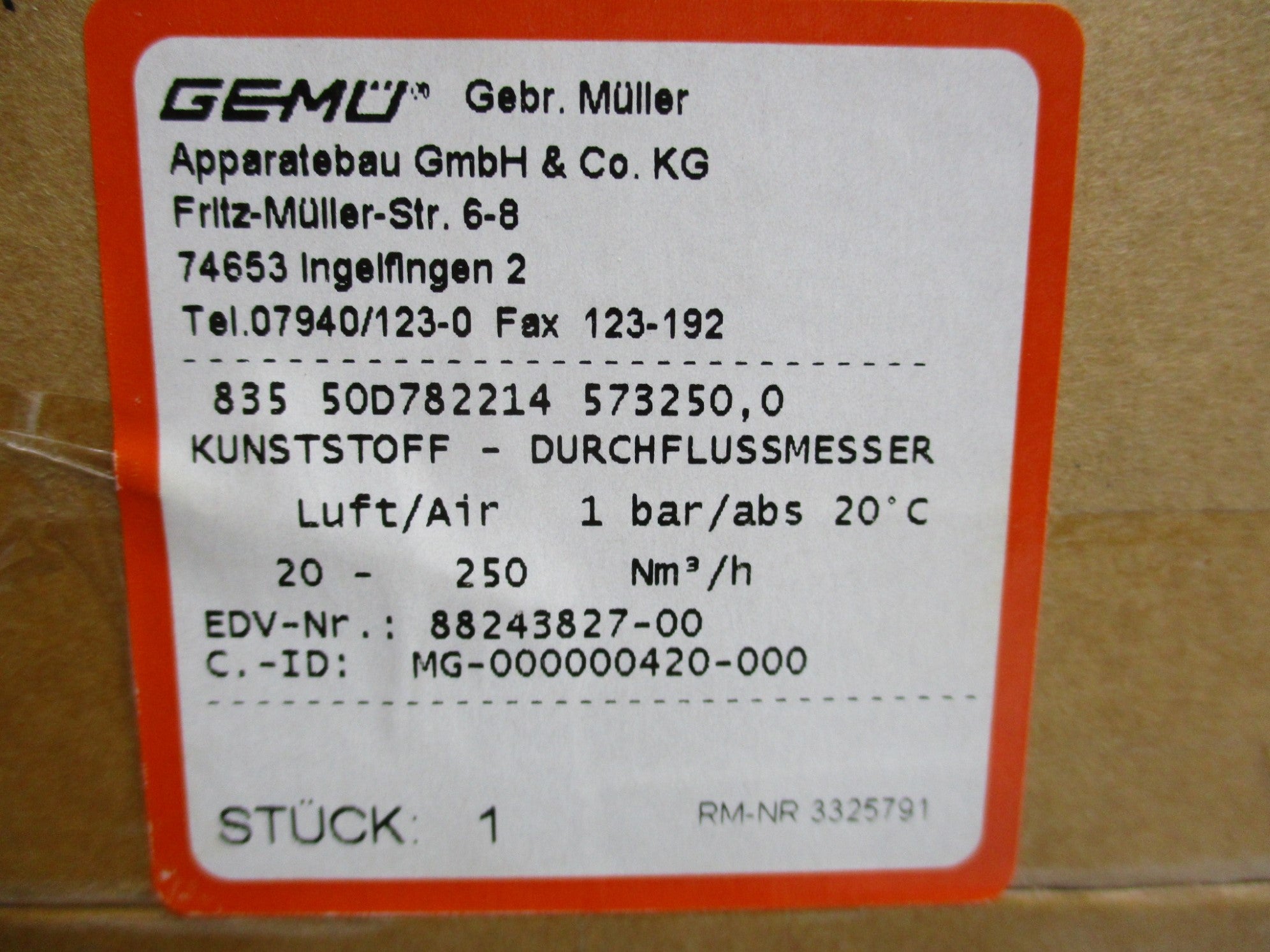 GEMU 835-50D782214-573250.0 NSMP