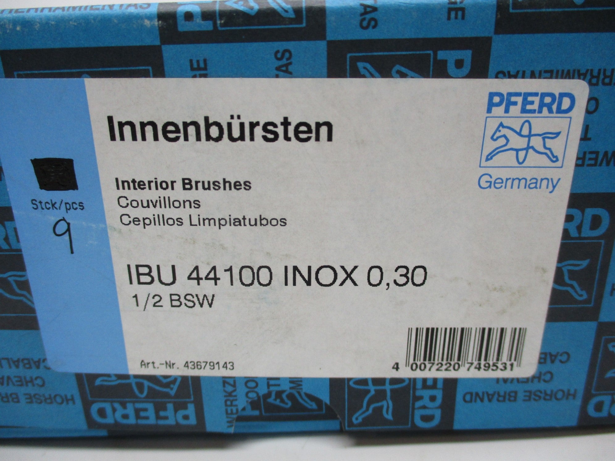 INNENBURSTEN IBU44100INOX0,30 (QTY 9) NSMP