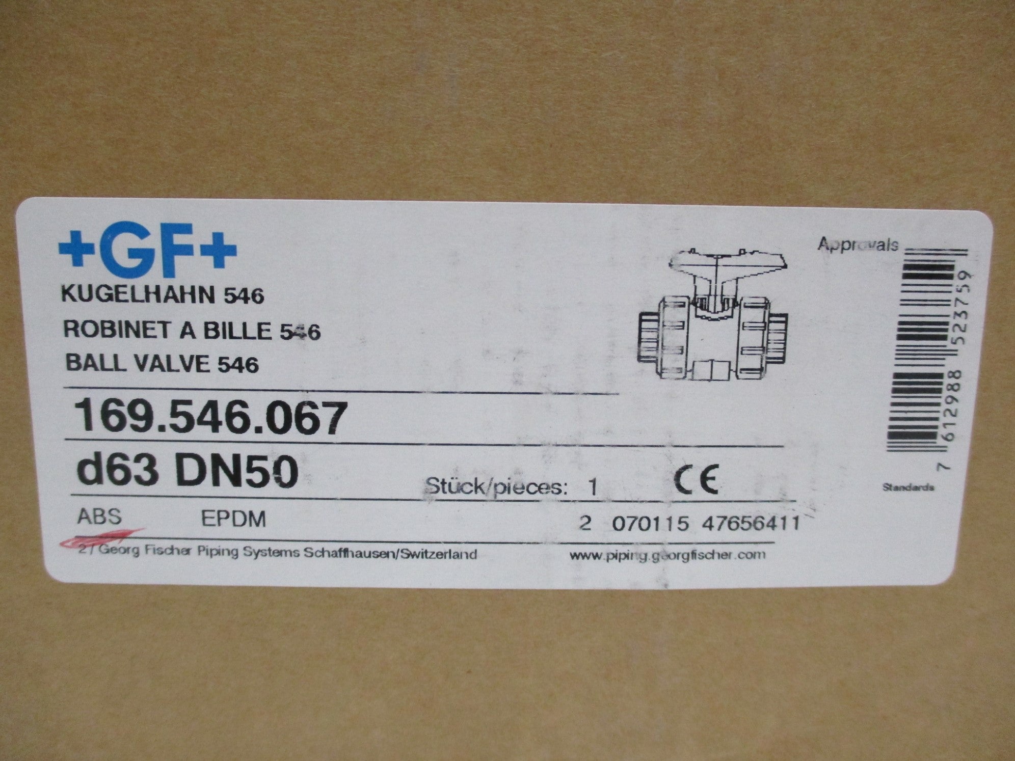 GEORGE FISCHER 169.546.067 TYPE 546 NSMP