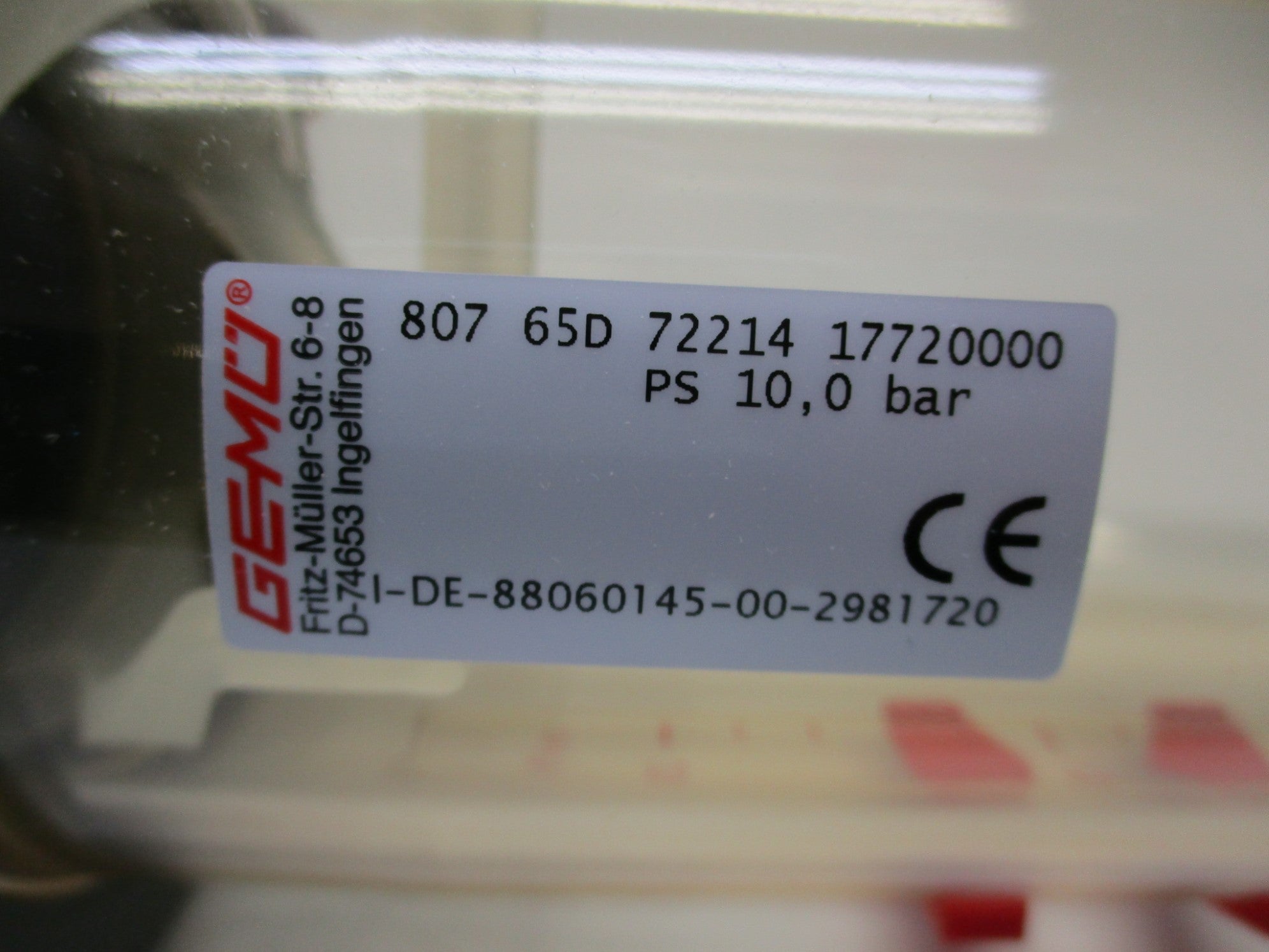 GEMU 807-65D-72214-17720000 NSMP