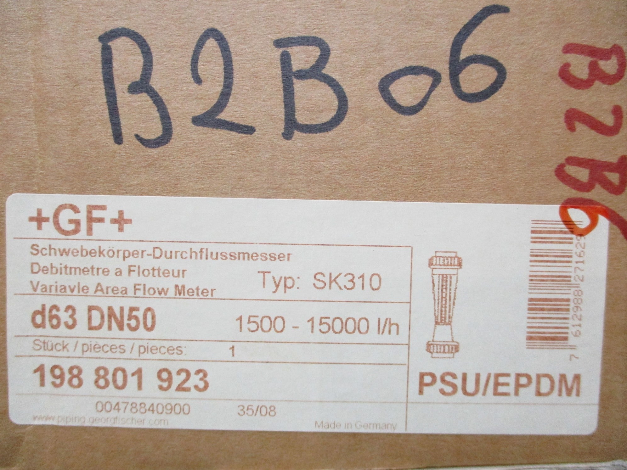 GEORG FISCHER 198.801.923 SK310 NSMP