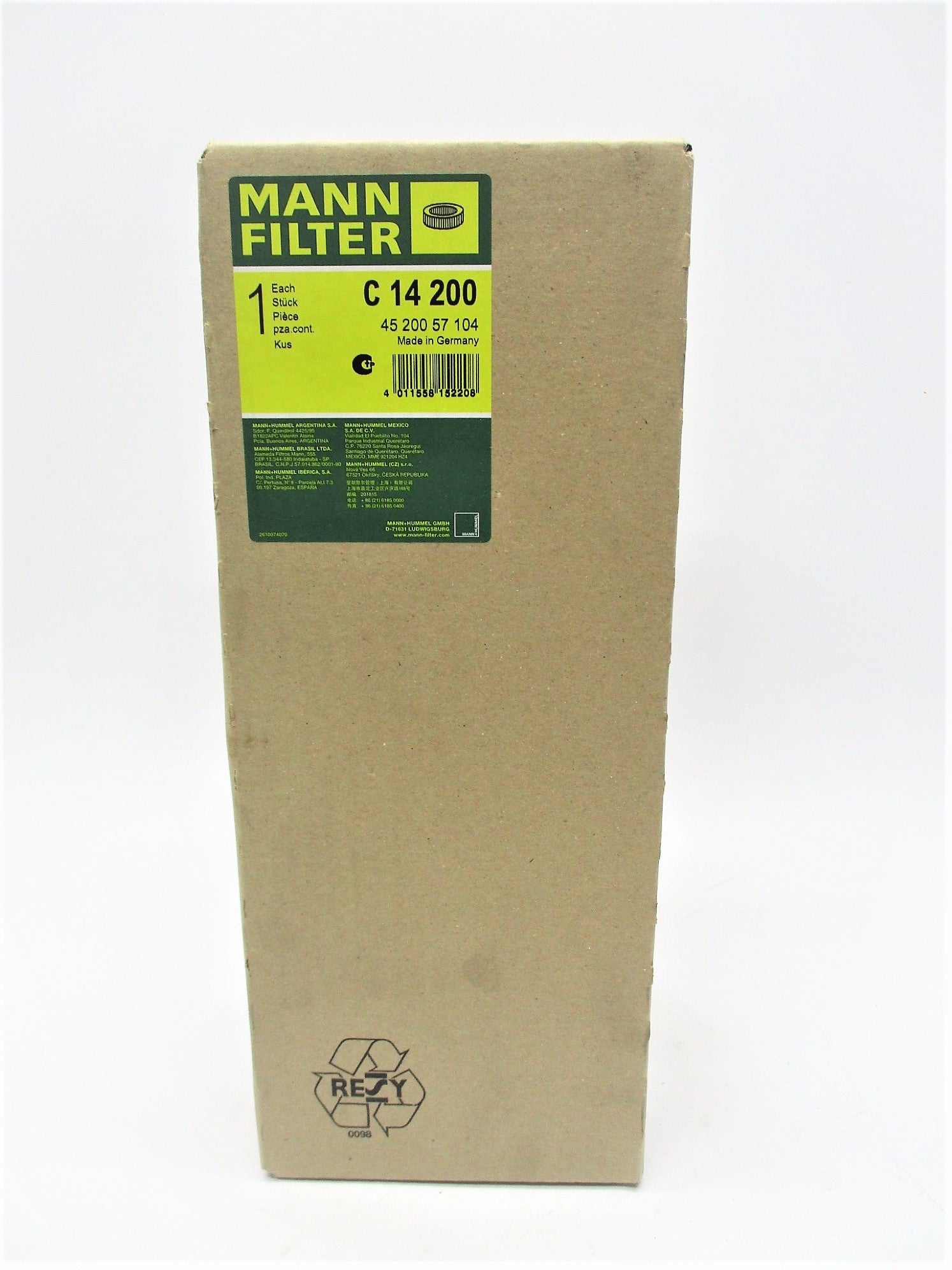 MANN FILTER C14200 NSFS