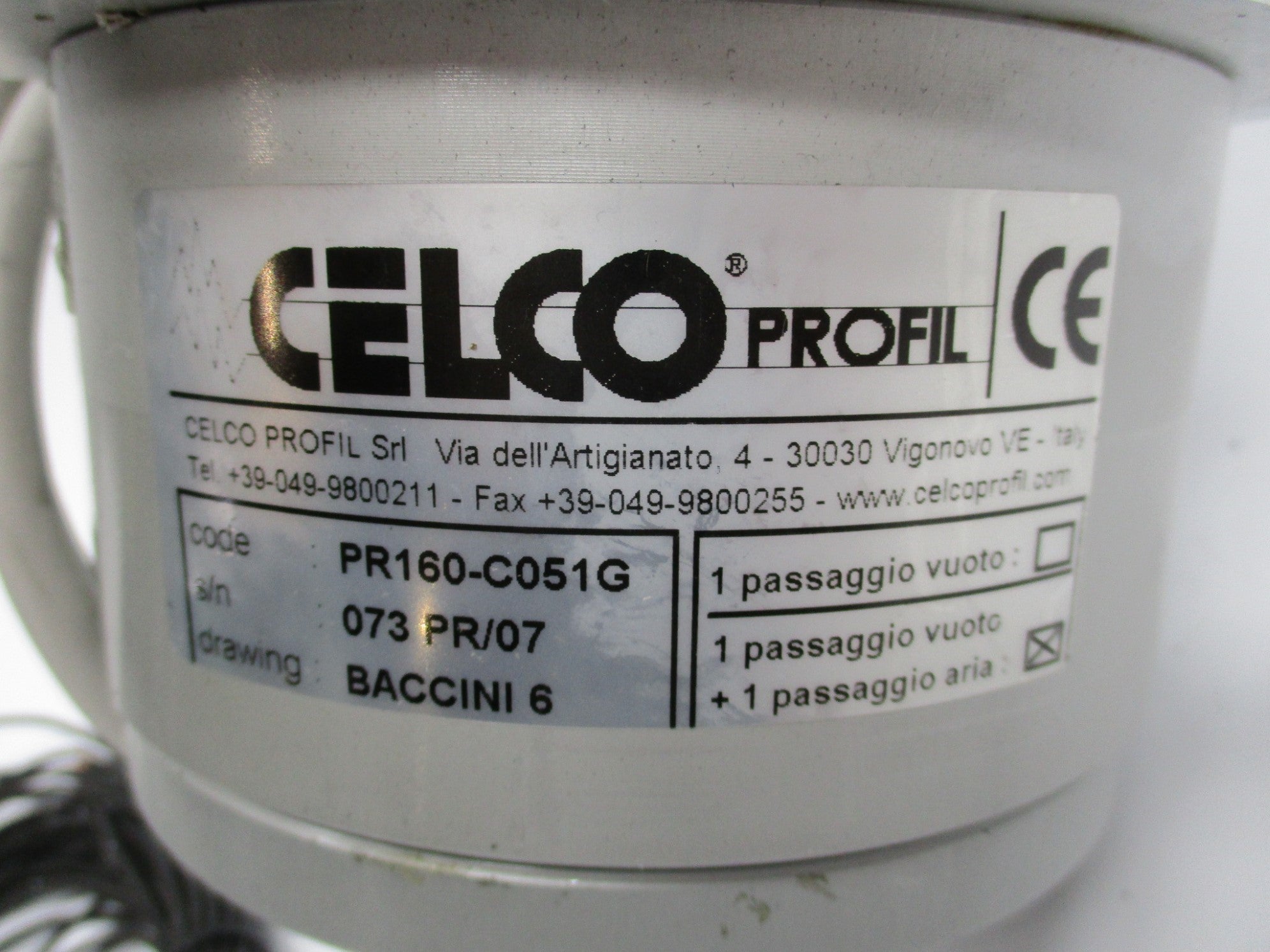 CELCO PROFIL PR160-C051G UNMP