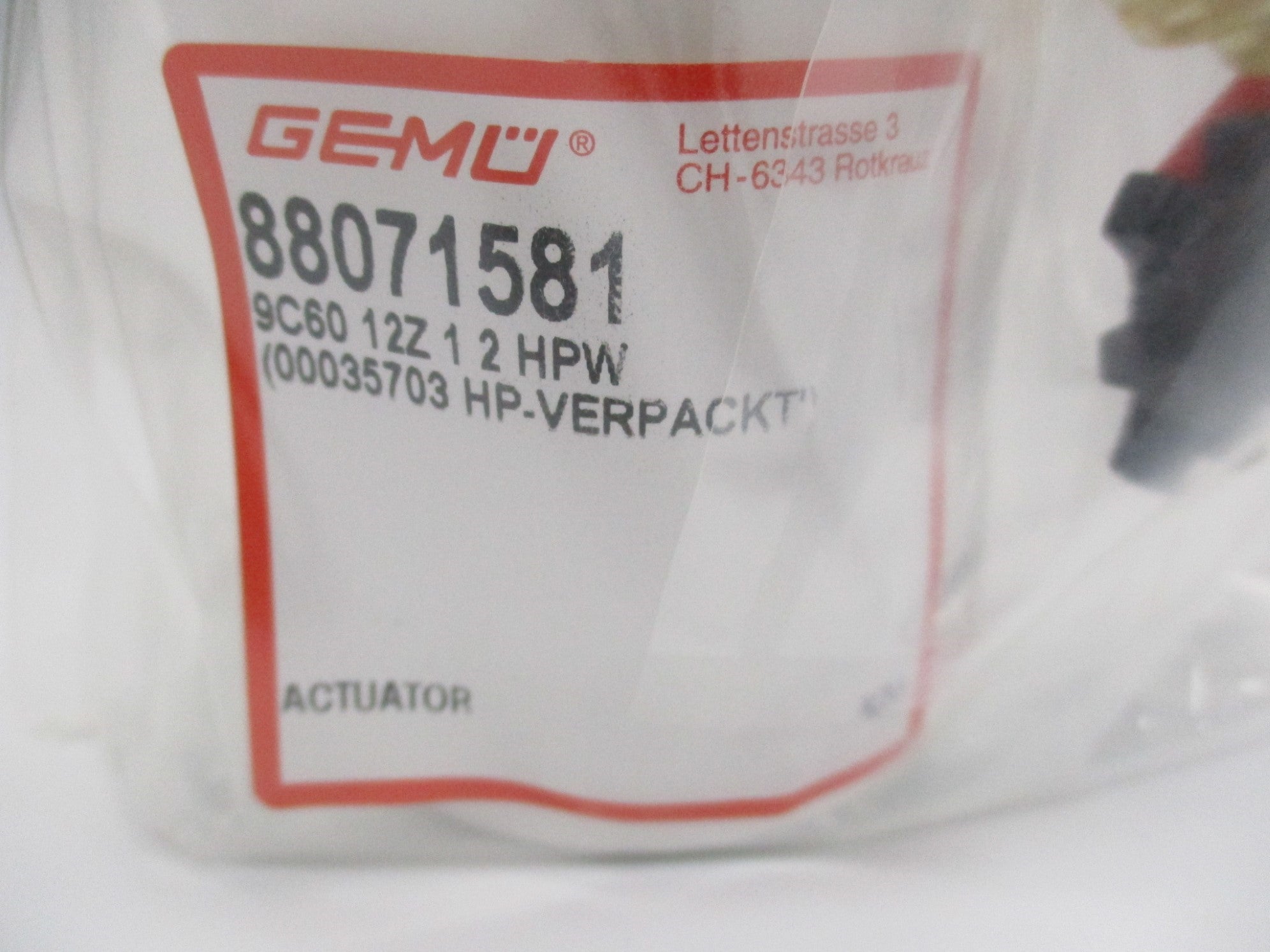 GEMU CH-6343 88071581 NSMP