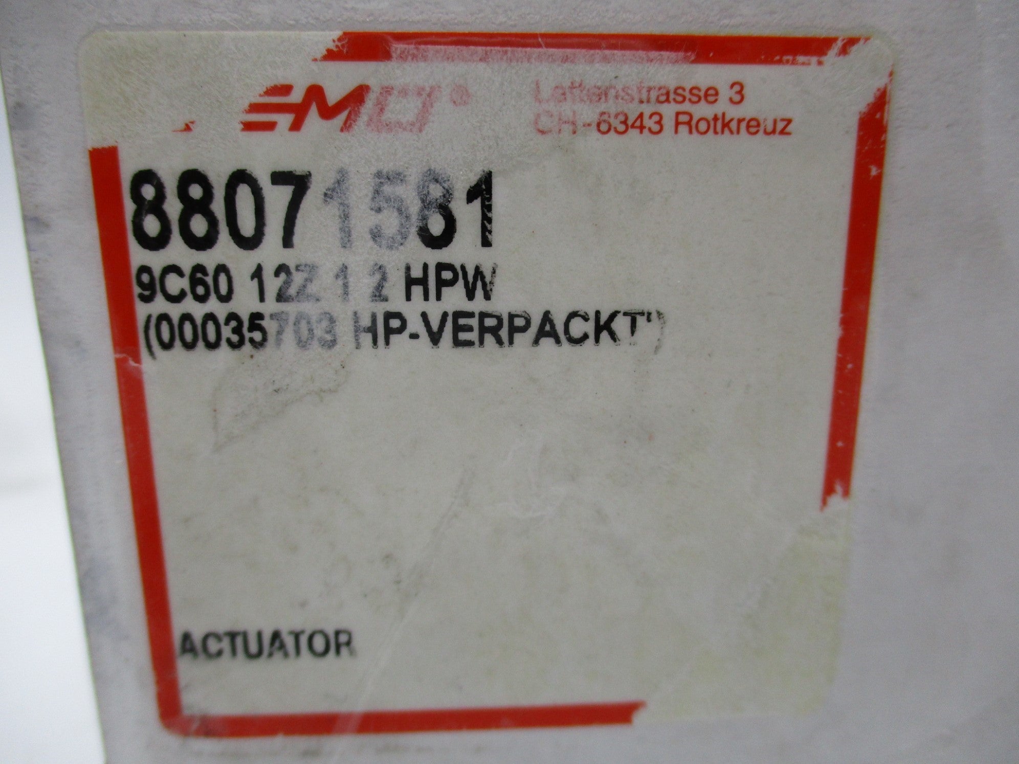 GEMU CH-6343 88071581 NSMP
