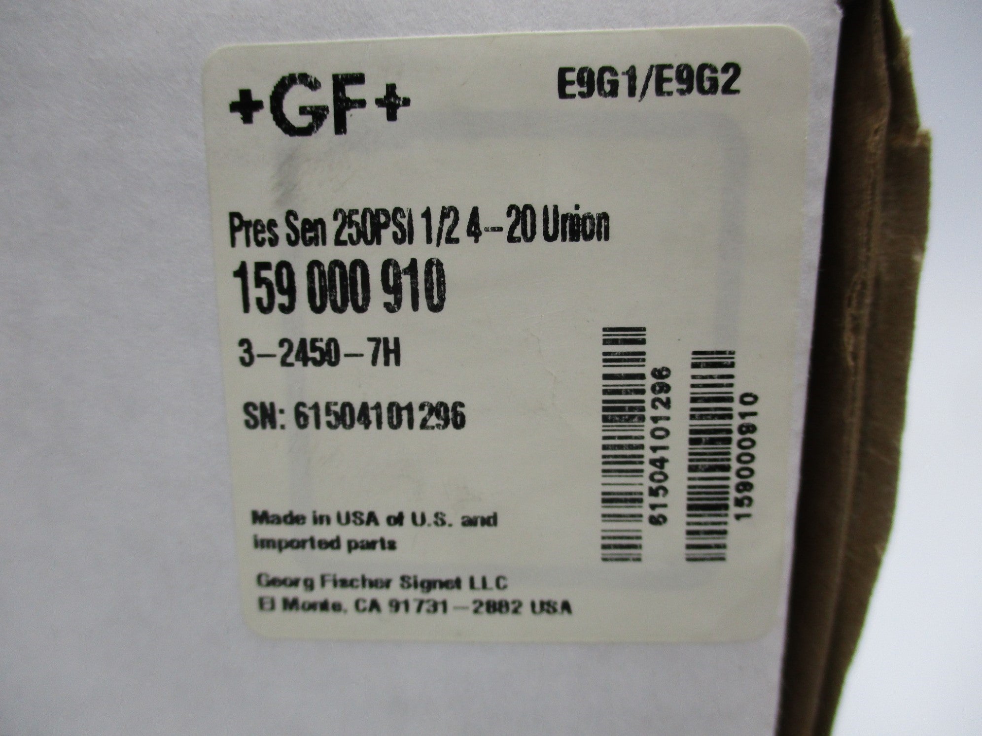 GEORG FISCHER 159000910 NSMP
