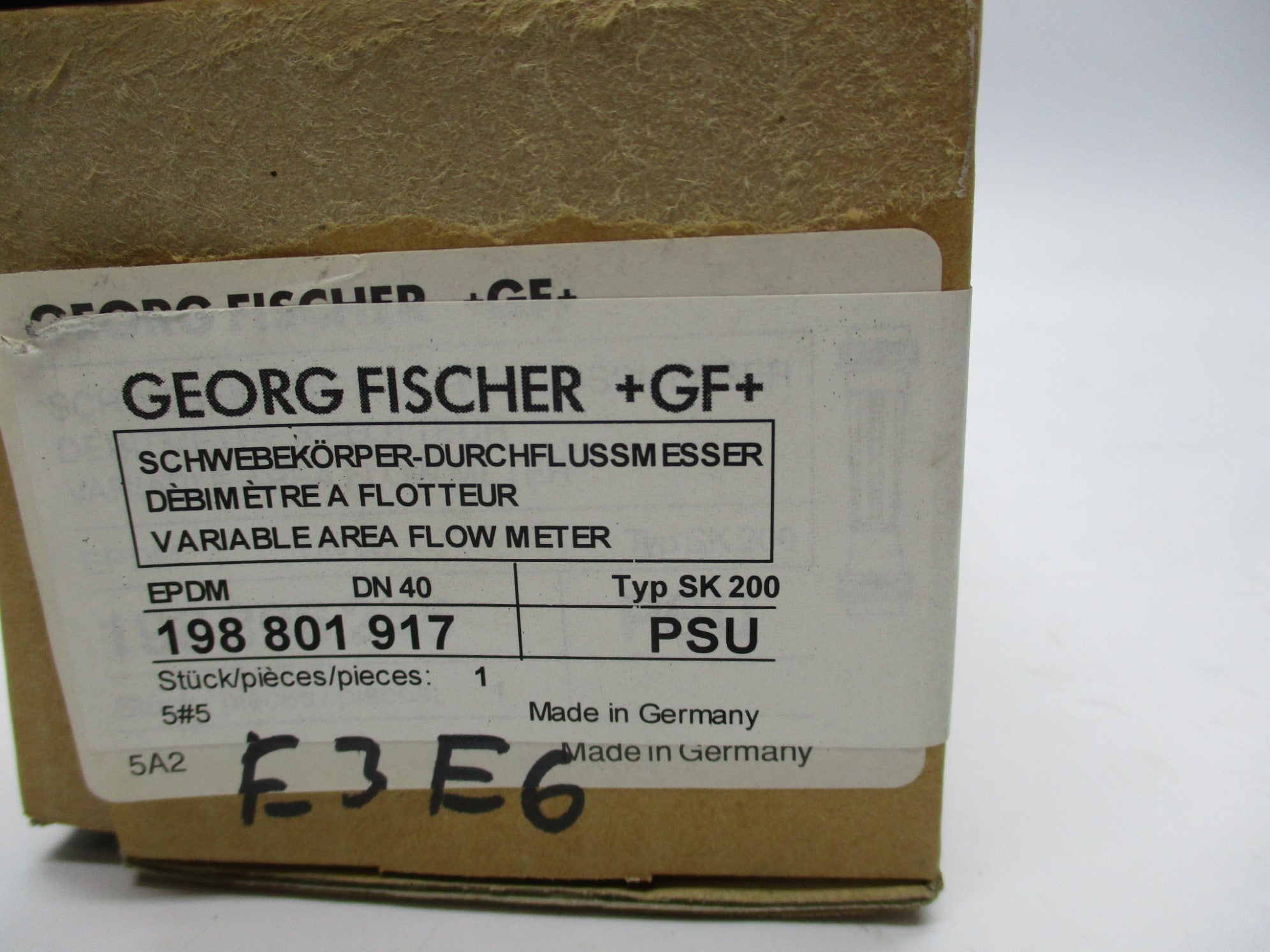 GEORG FISCHER 198801917 TYPE SK200 NSMP