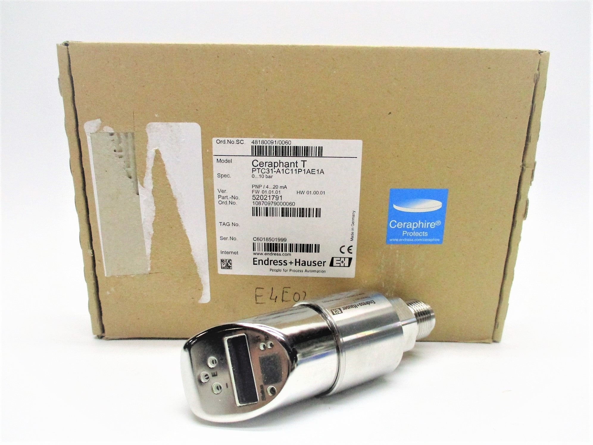 ENDRESS+HAUSER PTC31-A1C11P1AE1A NSMP