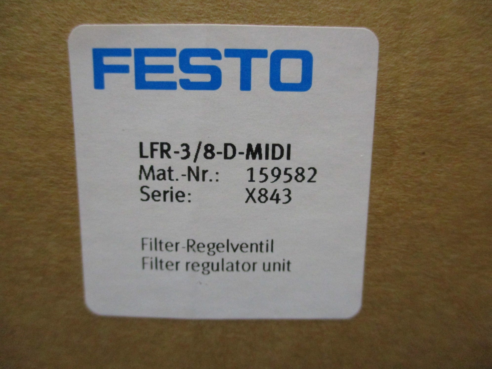 FESTO 159582 LFR-3/8-D-MIDI NSMP