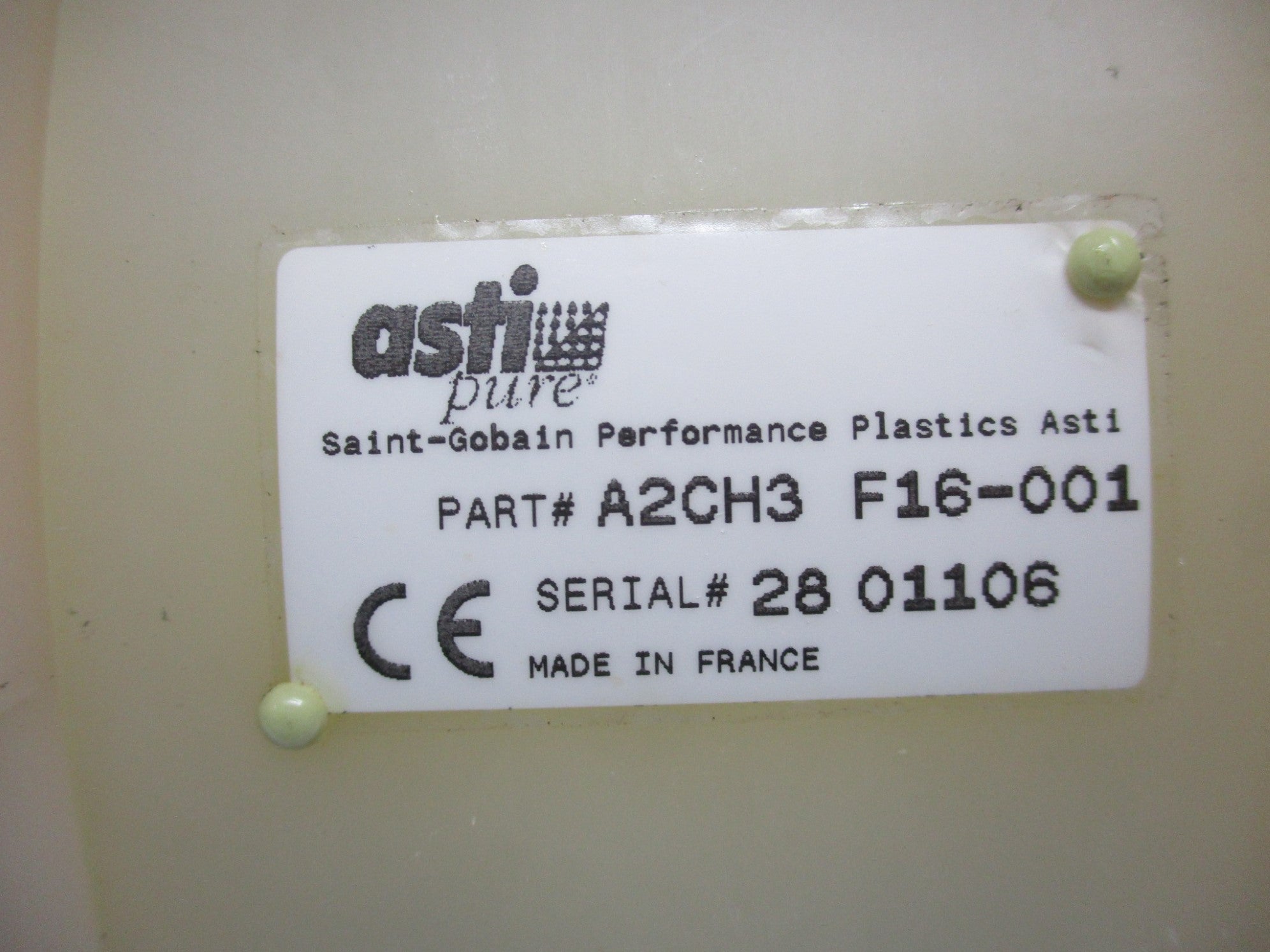 ASTI A2CH3 F16-001 NSNP